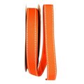 Reliant Ribbon 0.875 in. 50 Yards Grosgrain Saddle Stitch Ribbon, Orange 25133-058-05K